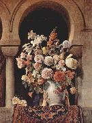 Francesco Hayez Vase of Flowers on the Window of a Harem France oil painting artist